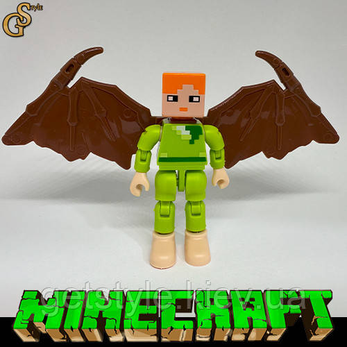 Фігурка Алекс Майнкрафт Minecraft усі частини рухомі, фото 1