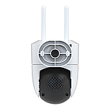 Вулична PTZ IP-камера Tuya 134K, 4MP, Wi-Fi 2.4/5 ГГц, подвійна антена, нічне бачення, IP66, фото 6