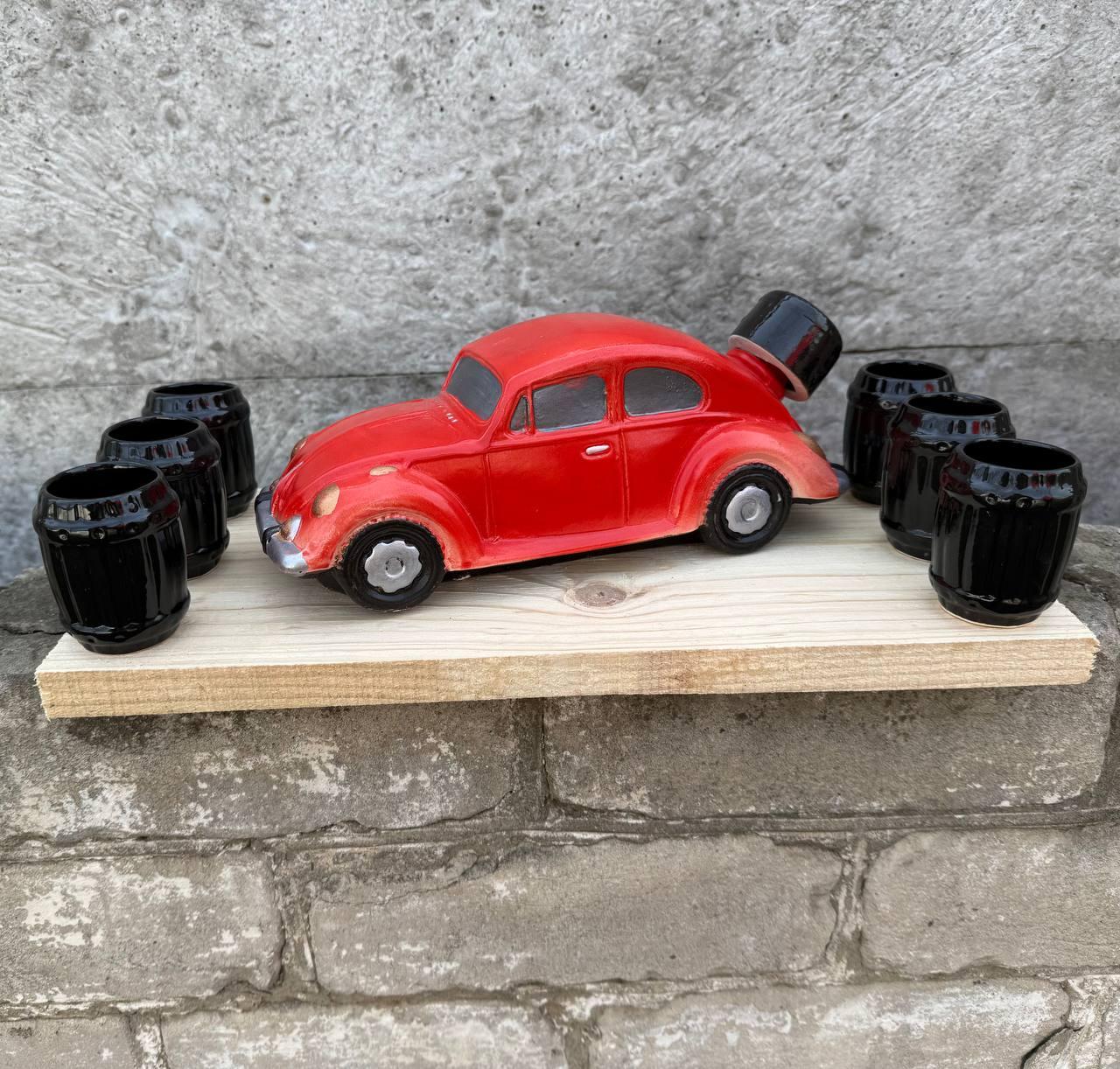 Набір для напоїв “Volkswagen Beetle Жук” - Оригінальний та крутий подарунок