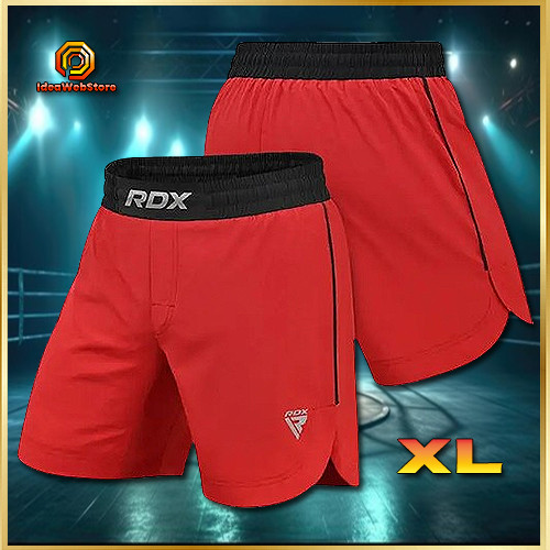 Спортивні шорти для єдиноборств червоні MMA RDX T15 RED розмір XL