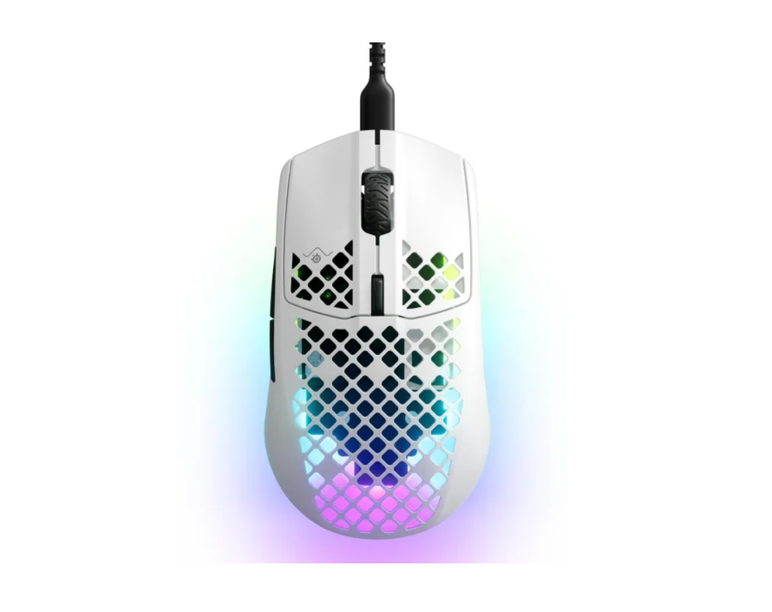 Миша SteelSeries Aerox 3 Snow White (62603)