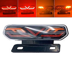 Універсальний стоп-сигнал із покажчиками повороту, задній ліхтар, фара-стоп для мотоцикла.