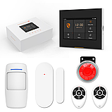 Комплект охоронної системи сигналізації Staniot H501 Tuya 4G + Wi-Fi, із сенсорною панеллю, фото 3