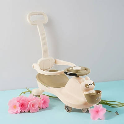 Дитячий автомобіль толокар бебі кар машинка каталка транспорт для малюка батьківська ручка світло звук бампер