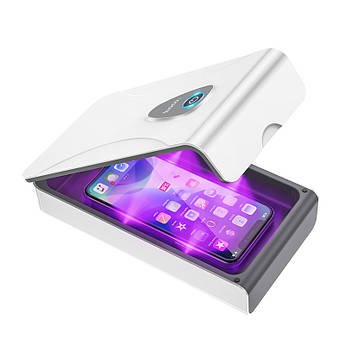 Стерилізатор Hoco ультрафіолетовий для смартфона навушників S1 PRO white