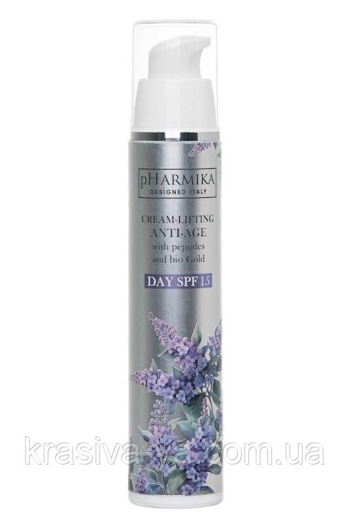 Крем-ліфтинг (анті ейдж) з пептидами та біозолотом SPF15 Cream-Lifting With Peptides and Bio Gold, 50 мл