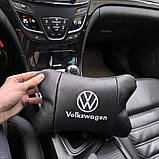 Подушка підголовник в подарунок Volkswagen 1шт, Подушка підголовник метелик, YM-307 Подарунок автоаматору, фото 3