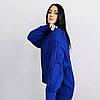 Туніка, светр подовжений жіночий синій. One Size, фото 7