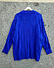 Туніка, светр подовжений жіночий синій. One Size, фото 10