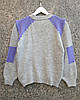 Светр жіночий в'язаний сірий. One Size, фото 8