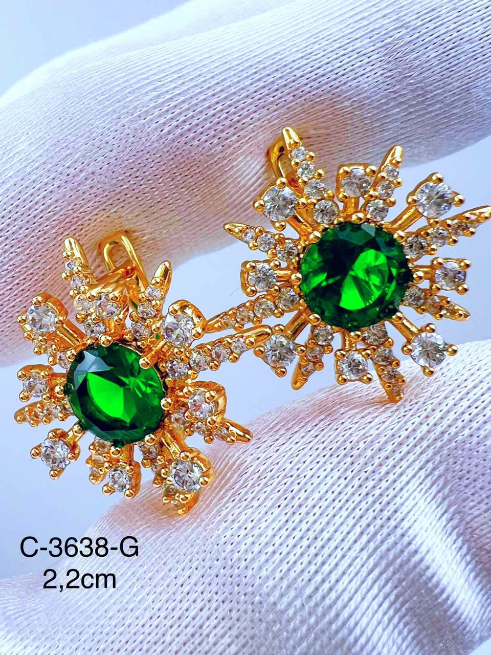 Сережки Xuping позолота