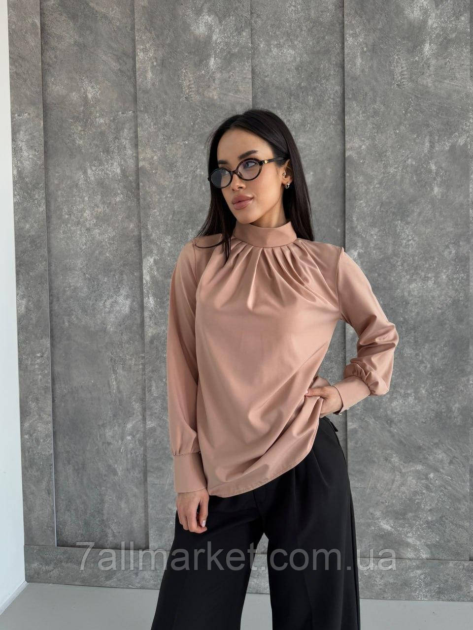 Блуза жіноча софт розміри: (42-52) (3кв) "NAOMI" недорого від прямого постачальника