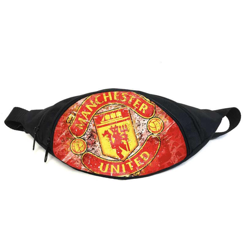 Поясная сумка бананка ФК Манчестер Юнайтед (GB - FC Manchester United 03) Gear Bag черная
