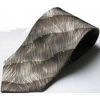 Серый галстук из натурального шелка стандартный Schönau - 146