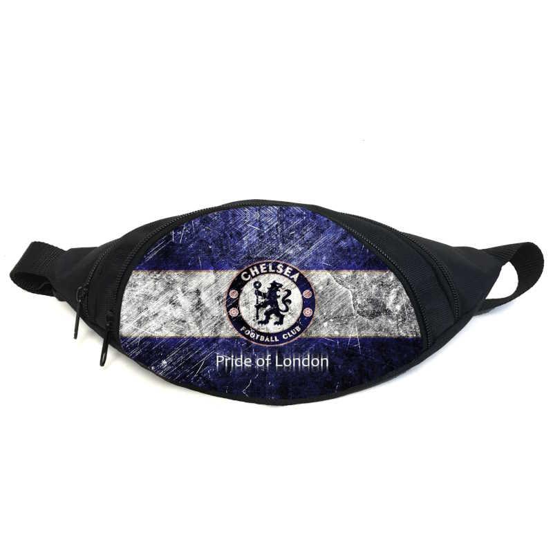 Поясная сумка бананка ФК Челси (GB - FC Chelsea 01) Gear Bag черная