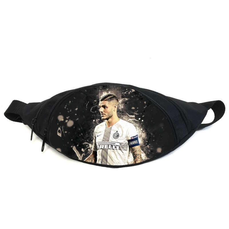 Поясная сумка бананка Мауро Икарди футбол (GB - Football 02) Gear Bag черная