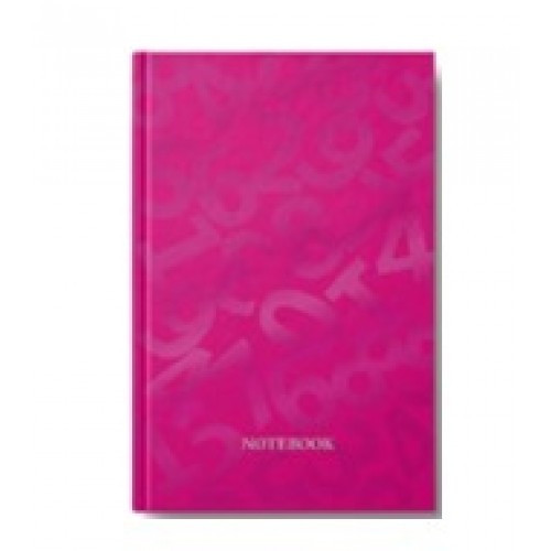 Ділова книга А4 96 арк Pantone цифри-4 Малинова обкладинка-тверда клітинка ТМ АртПринт (1)