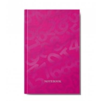 Ділова книга А4 96 арк Pantone цифри-4 Малинова обкладинка-тверда клітинка ТМ АртПринт (1), фото 1
