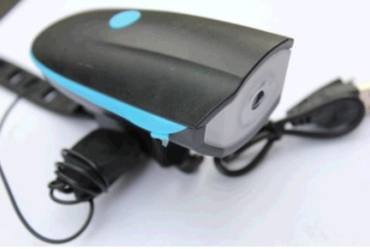 Оптика велосипедна (передня фара) (LED USB General) з сигналом FM