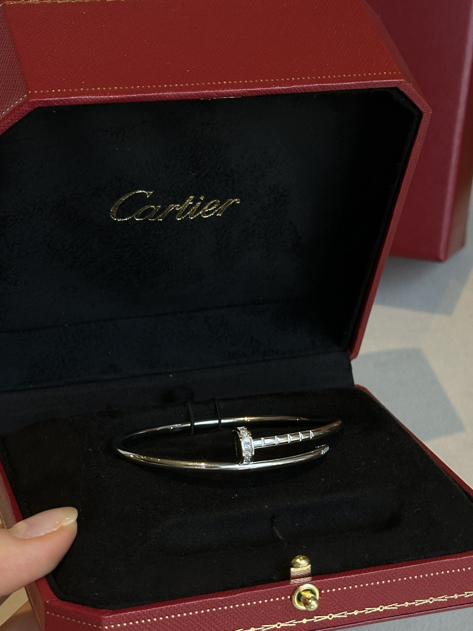 👑 Cartier Juste un Clou Diamond White Gold 18K one size