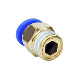 Фітинг, кріплення PTFE трубки PC8-02 8мм 1/4" для 3D-принтера, фото 3