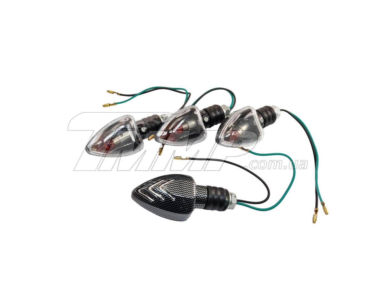 Повороти міні карбон (комплект 4 штуки) EVO