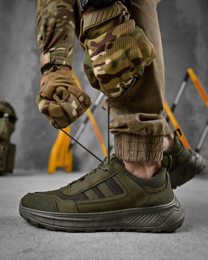 Men's sneakers olive DL6263, фото 1