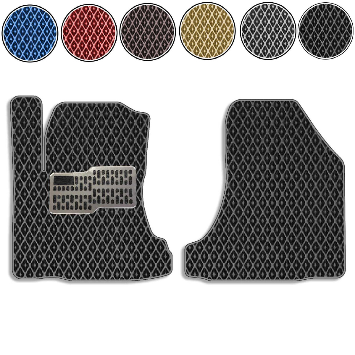 Килимки в салон передні EVA для Hyundai Tucson 2004-2012 (Металічний підп'ятник) 2 шт