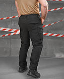 Стрейчеві тактичні штани Cambodia чорні поліція НП5183, фото 3