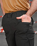 Стрейчеві тактичні штани Cambodia чорні поліція НП5183, фото 5