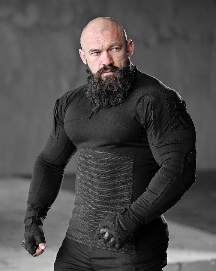 Тактична сорочка Убакс Assault чорний ВТ7665