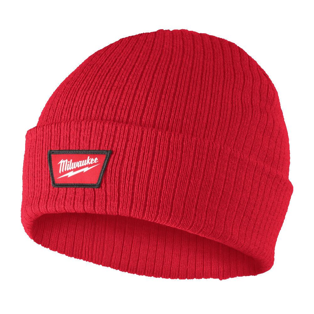 Шапка з манжетою BNC MILWAUKEE, червона (ONE-SIZE)