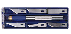 Набір ножів моделярських 6шт + тримач Sigma 8214011