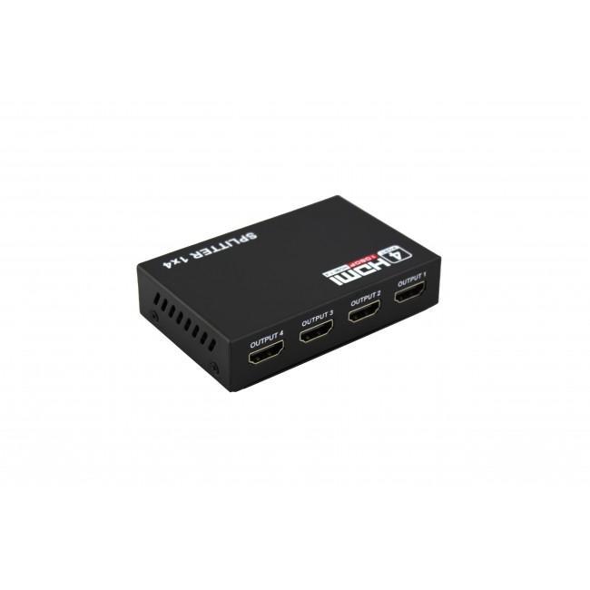HDMI-розгалужувач на 4 порти HDMI SPLITTER 1 in 4 Лучшая цена