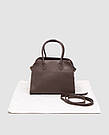 Жіноча брендова сумка The Row Soft Margaux 26 Bag in Leather Brown, фото 5