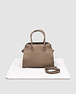 Жіноча брендова сумка The Row Soft Margaux 26 Bag in Leather Brown Capucines, фото 5