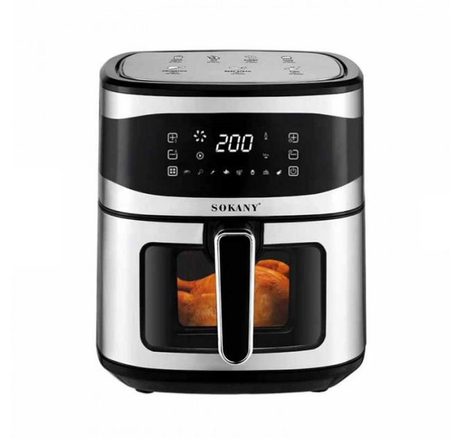 Аерогриль-фритюрниця SOKANY SK-10050 8.5 л 1800 Вт з таймером та терморегулятором