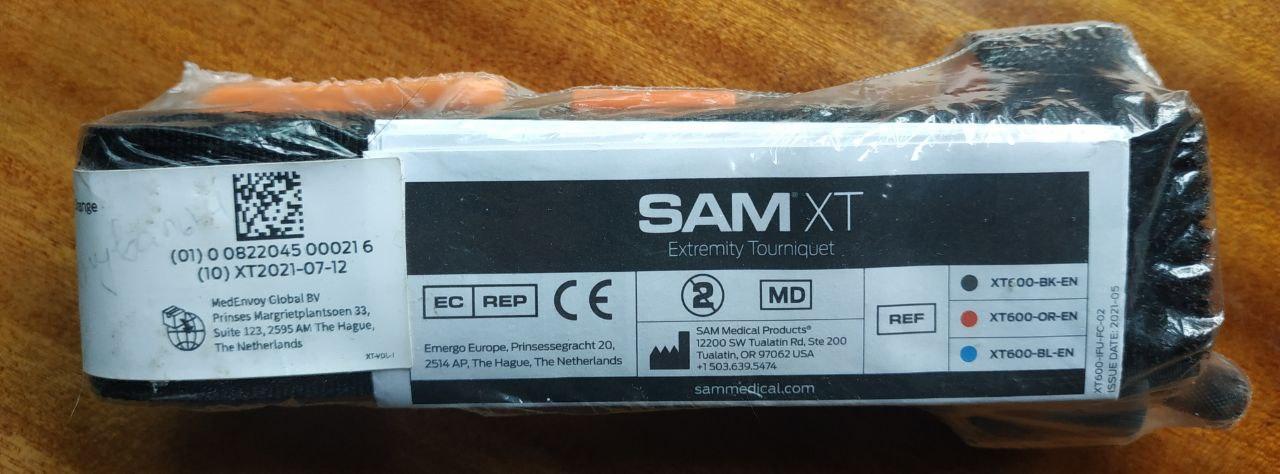 Турнікет-джгут кровоспинний SAM XT Tourniquet (США). Помаранчевий