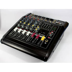 Аудіокшер Mixer BT 5200D/5300D 4ch мікшер 4 канали, мікшер з Bluetooth, мікшер з USB-входом YU227, фото 3