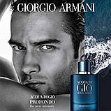 Парфумована вода для чоловіків Giorgio Armani Acqua di Gio Profondo Eau de Parfum 15 мл Мініатюра, фото 6