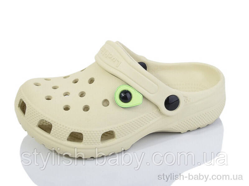 Дитяча колекція літнього взуття гуртом. Дитячі крокси 2025 бренда Luck Line (рр. з 28 по 35)