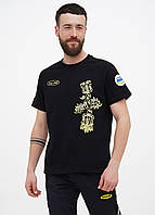 Чоловіча футболка Bosco Sport чорна груди 🇺🇦 бавовна. Італія🇮🇹 S М L XL
