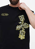Футболка Bosco Sport чорна груди 🇺🇦 Бавовна Італія🇮🇹 S М L XL, фото 4