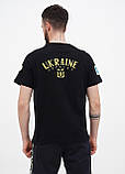 Футболка Bosco Sport чорна груди 🇺🇦 Бавовна Італія🇮🇹 S М L XL, фото 6