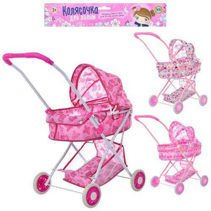 Дитяча іграшкова коляска для ляльок