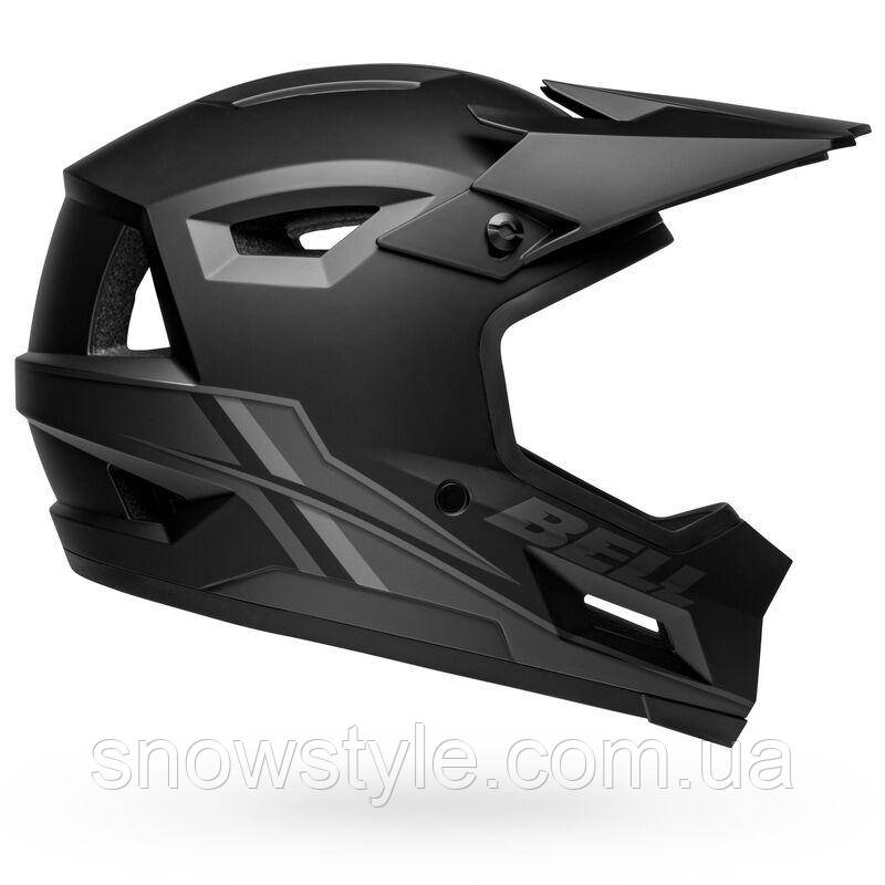 Велошолом фулфейс BMX даунхіл Bell Sanction 2 DLX MIPS MATTE BLACK XLarge (59-62см), фото 1