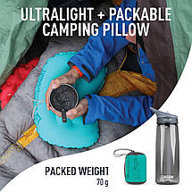 Надувна подушка Sea To Summit Aeros Ultralight Large, Sea Foam | Легка, компактна, зручна для сну в будь-яких умовах, фото 4
