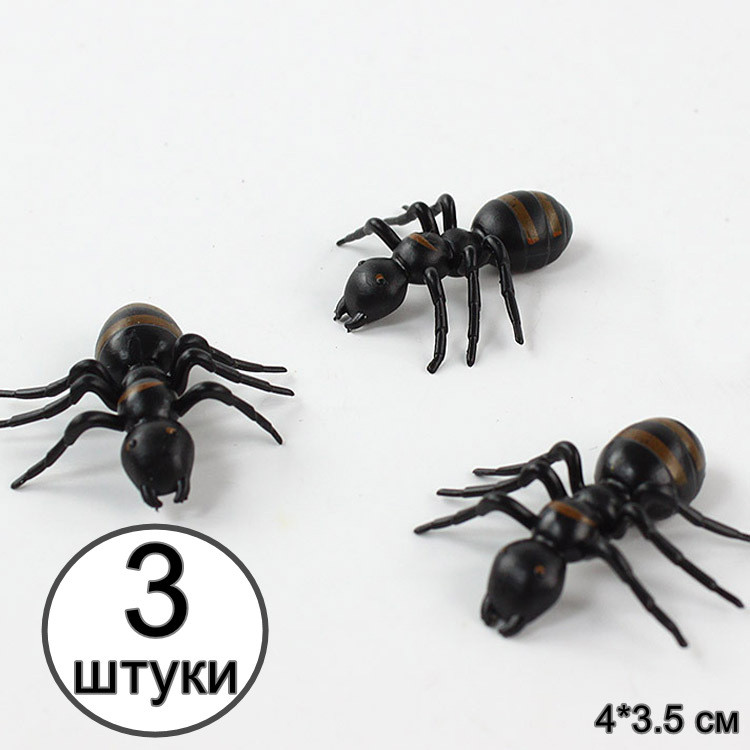 Іграшковий жук мурашка 3 штуки
