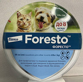Foresto Elanco (Bayer) нашийник для собак і кішок від бліх і кліщів, 38 см