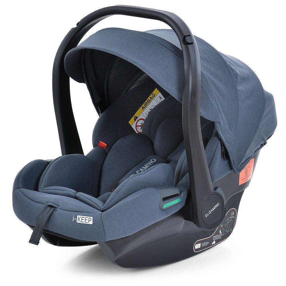 Автокрісло бебікокон El Camino ME 1186  i-KEEP (Група 0+, 0-13 кг) Melange Midnight Gray